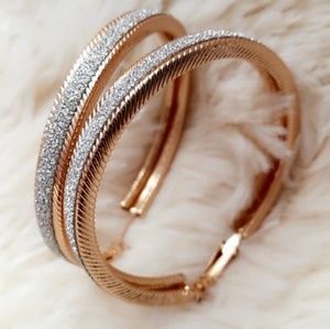 Gold & silver hoop earrings New